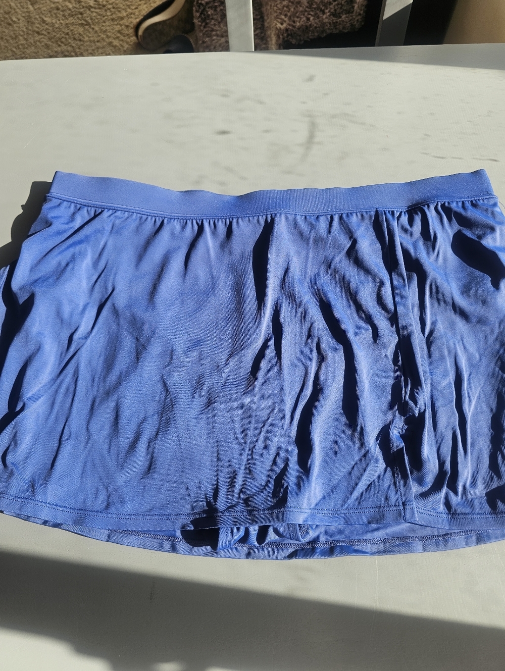 Womens Navy Bal Harbour Swim Skirt Sz Xl